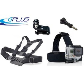 Resim Gplus St004 Gopro Eken Sjcam Aksiyon Kamera Aksesuarı 4 Parça Set 