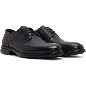 Resim Derimod Erkek Siyah Bağcıklı Klasik Deri Ayakkabı 26SFD694718 