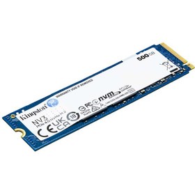 Resim Kingston SNV3S\u002F500G NV3 500 GB 6000-2200Mb\u002Fs Gen4x4 PCIe NVMe 22x80 SSD Harddisk 