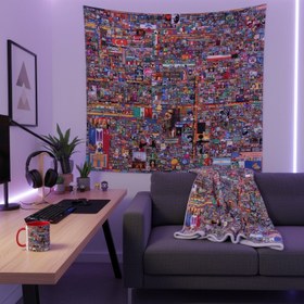 Resim Reddit Nostalji Bundle | Duvar Örtüsü | Polar | Kupa - 160 cm x 160 cm 