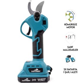 Resim Dawreek Çift Akülü Dal Budama Makinesi 