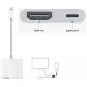 Resim Nettech Hdmı + Lightning To Lightning Dönüştürücü Nettech