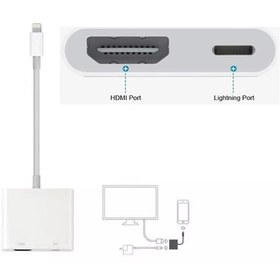 Resim Nettech Hdmı + Lightning To Lightning Dönüştürücü 