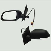 Resim Vw Polo 2005 - 2009 Ayna Sol Mekanık Sınyallı Sıyah 6q1857507nms 