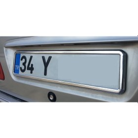 Resim Araç Krom Plakalık Köşeli Plakalık Çerçeveli Plakalık Oto Kırom 395386850 