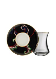 Resim Sandro Moreno 1453 Desen Yağmuru Line Gold 12 Parça 6 Kişilik Çay Seti 110 Ml Renkli 