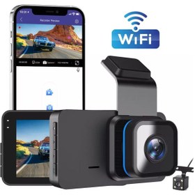 Resim EN SİGA Araç Kamerası 2k Video Kaydı 3inç Ekranlı Wifi App Kontrol + Gece Görüşü Geri Görüş Kamerası 