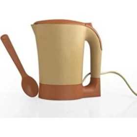 Resim Kaşık Hediyeli Pratik Türk Kahvesi Makinesi Elektirkli Su Isıtıcısı Kettle Çay Kahve Makinesi 