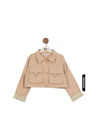 Resim Nk Kids Xo Kids Kız Çocuk Ceket 4-8 Yaş 36542 Vizon 