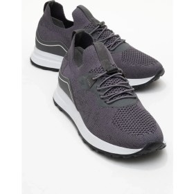 Resim Dericlub Kadın Trikolu Aksesuar Bağcıklı Comfort Sneaker Cr 2486 Füme 