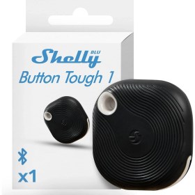 Resim Blu Button Tough Siyah | Bluetooth Kontrollü Akıllı Düğme | Cihazları Kısma, Açma ve Kapatma ve Sahneleri Etkinleştirme, Ev Otomasyonu | Koruma Sınıfı IP54 | Ios Android Uygulaması 