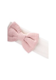Resim Cigit Kurdeleli Bebe Bandanası Pudra Pembe Pudra 