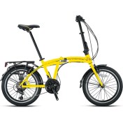 Resim Kron FD2000 - 20'' Katlanır Bisiklet - V-Fren Sarı 