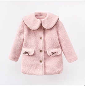 Resim Cumino Cute Kız Çocuk Şapkalı Kaban Pembe 