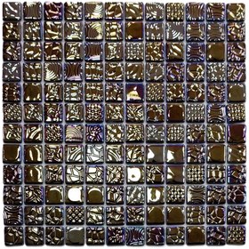 Resim MozaiKristaL Yaşam Alanlarının Tüm Yüzeyleri Için Taş Ölçüsü: 25x25x5 Mm. Cam Mozaik. ( 1 Koli = 1 M2 Fiyatıdır ) 