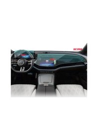 Resim Mercedes E180 2024 Hayalet Gösterge Ve Yolcu Ekran Uyumlu Mat Ekran Koruyucu 