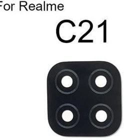 Resim Realme C21 Arka Kamera Camı Lensi (Çıtasız Sadece Cam) 