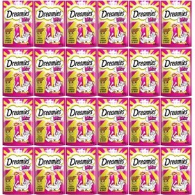 Resim Dreamies Mix Sığır Etli ve Peynirli Kedi Ödül Bisküvisi 24 x 60 G 