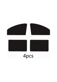 Resim Xuweiwei Aazrzrz Siyah Manyetik Araç Güneşlik 4 Adet Sürücü Yolcu Ve Arka Koltuk Pvc Malzeme Kolay Kurulum 