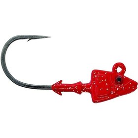Resim Mustad Sd824 Shad Red İğne No: 5-0 21g Jighead 2 Adet 