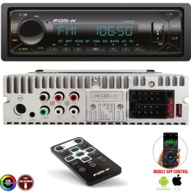 Resim For-x X-500DSP Oto Teyp 4X60W Bluetooth USB SD FM AUX Mobil Aplikasyon Özellikli Medya Çalar 