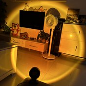 Resim Sunset Live Streaming Zemin Lambası - USB Güçlü Plastik Ortam Işığı, Sıcak Parıltı, Kablolama Gerektirmez, Oturma Odası, Yatak Odası, Ofis ve Foto Stüdyo Dekoru için Sanat Deko Stili, Yatak Odası Lambası, Yatak Odası Aydınlatması, Dekoratif Aydınlatma, Dayanıklı Plastik 