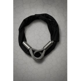 Resim Vi Caro Motorsiklet 14 mm 2 Metre Çelik Halat Motorsiklet Zincir Kilit Scooter Kilidi Motor Kilidi 