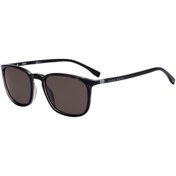 Resim Hugo Boss Unisex Siyah Dikdörtgen Güneş Gözlüğü BOSS0960/S ACI 70 