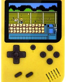 Resim Tenfowee Retro Oyun Konsolu 400 Eşleşik Oyun - 3 İnç Renkli Ekran, Taşınabilir, Tv'de Oynanabilir, Sarı 