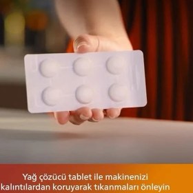 Resim Philips CA6704/10 Espresso Makinesi Kahve Yağı Çözücü Tablet 