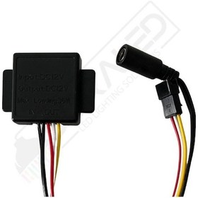 Resim Çift Çıkışlı 12 Volt 3 Amper Dokunmatik Touch Ayna Arkası Sensör Siyah Ayna Lambası Banyo Aynası Mobilya Sensörü 