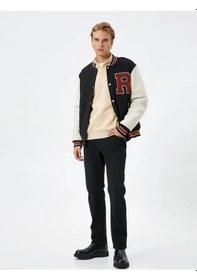 Resim Koton Erkek Jean Pantolon Siyah 4wam40009nd Straight Chadwıck 24ky59000010 Y5901 