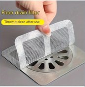 Resim Sunshine022 10 Adet Gri Plastik Lavabo Filtresi Saç Tıkanıklığını Önler Mutfak Banyo Aksesuarı 
