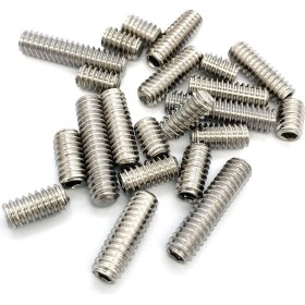 Resim Setskur Civata M6x16 Mm 20 Adet Paslanmaz Çelik İnox Dın 916 A2 Kalite - 