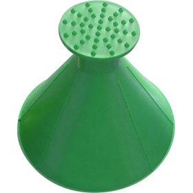 Resim Cdwishbest Yeşil Stil 2 Paket Kar Kürekleri Araba Sihirli Pencere Ön Cam Araba Buz Kazıyıcı Şekilli Kar Sökücü Deicer Koni Buz Çözücü Aracı Araba Huni Aracı (Yurt Dışından) 