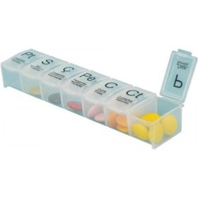 Resim Haftalık İlaç Saklama Kutusu / Haftalık İlaç Kutusu 