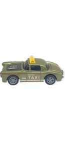Resim Çek Bırak Metal Küçük Arabalar 8 cm - SH40031 - Haki Taxi 