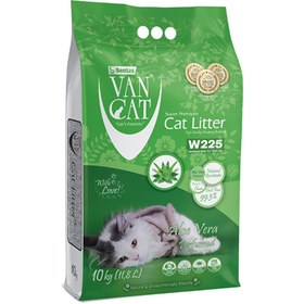 Resim Vancat Aloe Vera İnce Taneli Kedi Kumu 10 kg 