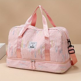 Resim eonothem Kadınlar için Büyük Kapasiteli Seyahat Çantası - Dayanıklı Polyester, Bağımsız Ayakkabı Depolama, Ayarlanabilir Askı ve Çıkarılabilir Kulp ile Çoklu Bölme Tasarımı - Kısa Seyahatler, İş ve Tatiller için İdeal, Seyahat Gereçleri Çantası | Canlı Baskılı Çanta | Dayanıklı Kulp Çantası, Seyahat Çantası 