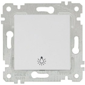 Resim Mutlusan Rita Beyaz Light Anahtar Çerçeve Dahil Değildir 