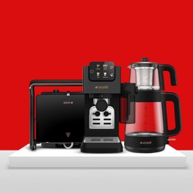 Resim Arçelik 3'ü Bir Arada Kahve Makineli Kea Seti 