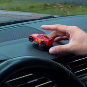 Resim Disney 1 Adet Lightning McQueen Araba Süsü, Yaratıcı Tabanlı Havalı İç Dekorasyon Seti + Araç Gösterge Paneli Dekoratif Öğe, Yönüne Takip Ederek Döner ve Salınır, Eğlenceli Araba Aksesuarı 