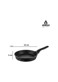 Resim Kuvars 2 Parça Döküm Titanyum Kaplama Tava Seti 18-22 Cm 