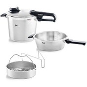 Resim Fissler Vitavit Premium 6 L ve 2.5 L Düdüklü Tencere Seti 