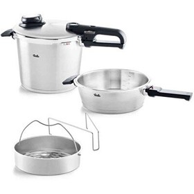 Resim Fissler Vitavit Premium 6 L ve 2.5 L Düdüklü Tencere Seti 