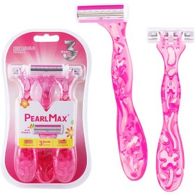 Resim Yeni 3'lü paket İki renkli Kadın Üç katmanlı Manuel Tıraş Makinesi Özel Koltuk Altı Saç Tıraşı Bıçağı 