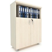 Resim Modüler Dünyası Kapaklı Kitaplık Dosya Dolabı Akça - 80X38X117 (307712279) Akçaağaç 