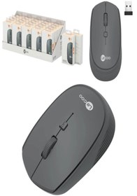 Resim Nextpage Lecoo Kablosuz Mouse Gri Ws202 