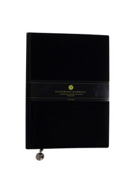 Resim Vj Smyth Flexy Defter Rugan 19x25 80 Gr. 96 Yp. Çizgili Siyah 