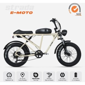 Resim Strada E-MOTO 20 JANT FATBİKE ELEKTRİKLİ BİSİKLET 
